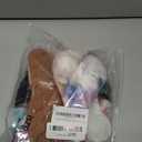 Women's Cross Band Fuzzy Slippers Fluffy Open Toe House Slippers, Size 28-29