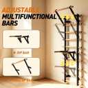 Swedish Ladder Stall Bar System, Wall‑Mounted Home Gym Fitness Equipment