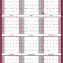 Brownline 2025 Yearly Reversible/Erasable Wall Calendar, 12 Months, January to December, Horizontal/Vertical, 32" x 48", Laminated (C177468-25)
