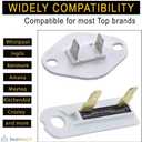 Seentech 8577274 Dryer Thermistor and 3392519 Dryer Thermal Fuse - Exact Fit for Whirlpool Kenmore Maytag Inglis - Replace 8577274, 3390292, 3406294, 3976615, 772546, AP3919451, AP601351