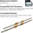 PA03540-Y075, Feed Roller Kit with Iron Shaft, Fit Fujitsu Fi-6130 Fi-6130Z Fi-6140 Fi-6140Z Fi-6230 Fi-6230Z Fi-6240 Fi-6240Z Fi-6125 Fi-6225 etc, 2 pcs