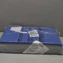 ECR4Kids Everyday Folding Rest Mat, 4-Section, 1in, Classroom Furniture, Blue/Grey