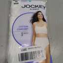 Jockey Women's 100% Cotton Elance Brief - 3 Pack/ L