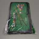 Mini Pool Table Set Portable Small Tabletop Billiards Game with 2 Sticks, 16 Balls and Triangle for Travel Party