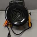 LHUKSGF Greenhouse Heater with Digital Thermostat, 1500W Electric Outdoor Heater, Overheat Protection, Fast Heating, Waterproof for Grow Tent, Green House, Patio, Black