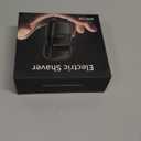 Electric Razor for Men, Foil Shaver and Beard Trimmer for Dry and Wet,Battery LED Display USB-C Fast Charge, IPX7 Waterproof Portable Travel Shaver (Charcoal Black)