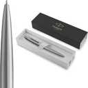 Parker Jotter XL Monochrome Collection, Stainless Steel, Medium Point, Ballpoint Pen with Blue Ink, Silver - Smooth Writing, Signature Design, Stationary, Desk Essentials (Grey)