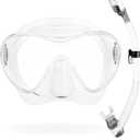 Cressi Scuba Diving Snorkeling Kit - Freediving Mask & Dry Snorkel - F1 & Supernova Dry: Designed in Italy