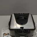 Elite Gourmet EDF-401T Electric 4.5 Qt. / 17 Cup Immersion Deep Fryer 3-Baskets, 1700-Watt, Timer Control Adjustable Temperature, Lid with Viewing Window and Odor Free Filter (Stainless Steel and Black)