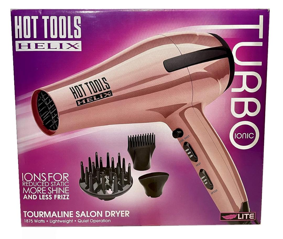 Hot Tools Helix Turbo Ionic Tourmaline Salon Dryer Lite Hot Tools Helix Turbo Ionic Tourmaline Salon Dryer Lite
