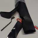 2Pcs Car Microfiber Leather Armrest Cover Skin Front Door Panel Elbow Pad Replacement for Honda CR-V CRV 2007-2012, Black, 1Pair