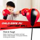 Punching Bag for Kids 3-8 Years Old, Kids Boxing Bag Set with Gloves & Adjustable Stand, Sports Toy for Boys