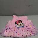 Disney Minnie Mouse Toddler Girl Dresses 1 Pack Pink Sleeveless Character A-Line Sundress Set Birthday Summer Outfit Clothes 4-5T (Pink)