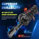 Rear Strut Shock Assembly w/Coil Spring for Camry 2004-2006, for Lexus ES330 2004-2006, Replace 172207 172208, Left & Right, 2PCS