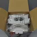 Mueller Pro-Series All-in-One, 12 Blade Mandoline Slicer for Kitchen, Food Chopper, Vegetable Slicer and Spiralizer, Cutter, Dicer, Grater, Kitchen Gadgets Sets with Container, White Sand/Pastel Green