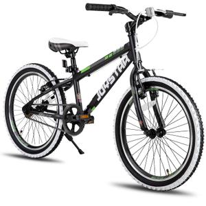 JOYSTAR Lubbock 20 24 Inch Kids Bike for Boys & Girls Ages 7-12 Years Hardtail Mountain Bike for Kids with 1-Speed/7-Speed Drivetrain, White Wall Knobby Tires, Kids' Bicycle, 20 Inch Wheels