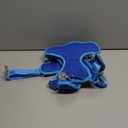 BARKBAY No Pull Dog Harness Large Reflective Dog Harness with Front Clip and Easy Control Handle for Walking Training Running with ID tag Pocket(Sapphire Blue & Blue,L)