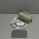 Newbealer Travel Iron with Global Voltage, 100-240V Mini Dry Iron for Clothes (No Steam), Max 300W, 60s Heat Up, 302 Non-Stick Ceramic Soleplate, 0.8lbs Ultra-Lightweight (Silver)