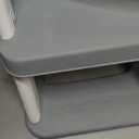 Potty Training Seat, SKYROKU 8868 Upgrade Toddler Toilet Seat for Kids Boys Girls, 2 in 1 Potty Training Toilet, Splash Guard Anti-Slip Pad Step Stool,New Sector-Shape Stabilized Base (Grey)