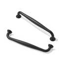 TUNNY 10 Pack Cabinet Handles-5"/128mm Screw Spacing Matte Black Furniture Hardware Handles for Kitchen Cabinets Bedroom Dresser Wardrobe Cabinet Pulls