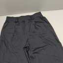 Wide Leg Work Pants for Woman Stretchy Office Slack Dress Pants Business Trousers with Pockets (Black, M)