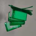 10 Pack Luggage Tags for Suitcases, Airplane Travel Essentials for Flying, International Travel Must Haves, and Luggage Accessories by Sodsay (Deep Green)