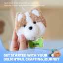 MOREJMTT Punch Needle kit-4 Embroidery kit for Beginners,Punch Needle Kits Adults Beginner,Needles, Curved Scissors, a Tool Storage Box, Easy-to-Follow Instructions, and Tutorial Videos-4 Dog