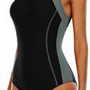 beautyin Women's One Piece Athletic Racerback Swimsuit Slimming Bathing Suit Size 3XL