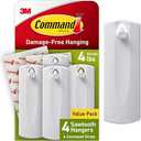 Command Sawtooth Picture Hangers, 12 Frame Hangers and  Command Strips, Damage-Free Hanging Sawtooth Frames, No Tools Wall Hooks for Christmas Decorations, Holds up to 4 lb