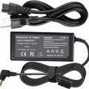 AC Adapter Charger for Toshiba Satellite Radius 14 E45W-C4200X, E45W-C4200; Radius15 P55W-C5200X, P55W-C5204.