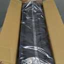 SPORT BEATS Stadium Seats with Back Support Bleacher Chairs with Back and Cushion Thick Padded Bleacher Seats Includes Shoulder Strap Black 1pc Regular - 17" W x 12" D x 16.5" H