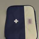 Red First Aid Bag Empty 1st Aid Bag Medical Travel Case First Responder Emergency Storage Compact Medicine Bags for Car Home Office Kitchen Sport Outdoors (Blue)