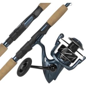 KastKing ReKon Saltwater Fishing Rod and Reel Combo, Fishing Poles & Reels Combo, Graphite Blank, Zirconia Rings, NyliTech Frame & Rotor, EVA Handle, Uplock Reel Seat