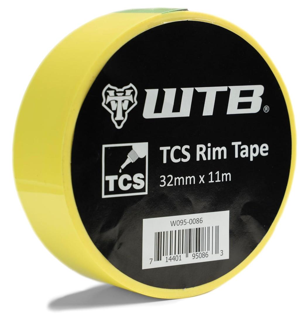 WTB Tubeless Bicycle Rim Tape (32mm x 11m) Easy Tubeless Setup & Airtight Seal, Compatible with All Tubeless Rims