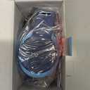 iClever BTH12 Kids Bluetooth Headphones, Colorful LED Lights Kids Headphones Wireless, 74/ 85dBA Safe Volume, 85H Playtime, Fast Charging, Bluetooth 5.2, Over Ear, Built-in Mic for iPad/ Tablet/ Airplane, Blue