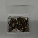 Hotop 30 Pieces Pin Hooks Push 20 lbs Push Pin Hanger, Picture Hanging Nails for Home Office Fabric Wall Wooden (Retro Gourd Style)