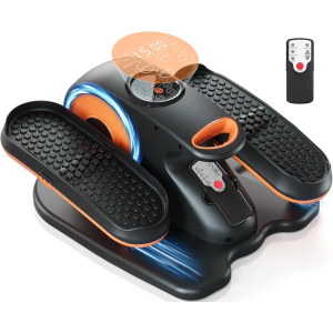 Under Desk Elliptical Machine, Ellipse Exerciser as Seen on TV for Seniors with Remote Control & 12 Adjustable Speeds, Elliptical Machine for Home