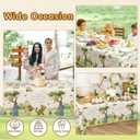 3Pcs Classic Winnie Bear Baby Shower Birthday Decorations Quotes Table Cloths, Neutral Rectangle 54 x 108Inch Disposable Vintage Pooh Bear Tablecloths for Winnie Gender Reveal 1st Birthday Decorations