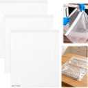 2 x XANGNIER 3 Pack No Scrub Oven Rack Cleaning Bags 23.7*15.7 in,No Cleaner Included,Simple to Use,No Messy Hands Reusable Leakproof Soaking Cleaner Bags for Removable Metal Rack,BBQ Grills,Grill Grate