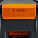 Traeger Grills BAC637 Stay Dry Pellet Storage Bin with Locking Lid, 22lb Capacity Wood Pellet Container with Flavor Stickers, Stackable Design, Airtight Storage for Grill Pellets