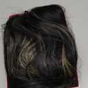 NAYOO Long Black Mixed Blonde Wavy Wig for Women 26 Inch Middle Part Curly Wavy Wig Natural Looking Synthetic Heat Resistant Fiber for Daily Party (Black Mixed Blonde)