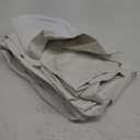 H.VERSAILTEX Sliding Door Curtains, Linen 100% Blackout Curtains Durable Thick Textured Linen Look Patio Door Curtain Anti Rust Grommet Extra Wide Window Drapes, W100 x L96 inch- Ivory