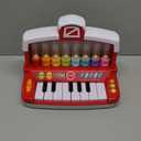 Farm Animals Keyboard Preschool Learning Toy with Silly Sounds and Light-Up Piano with Learning Songs for Infants