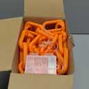 Battery Operated Plastic Chain String Lights for Halloween Decorations, 5 Feet Props Chains with Orange Lights, for Halloween Party Creepy Costumes Accessories Cosplay Spooky Decorations