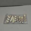 Gingbiss 18 Pcs Hair Clips for Women Girls, Black White Checker Cute Hair Barrettes with Storage Box, No Bend Korean Styling Minimalist Hair Accessories, Gift for Women Girls