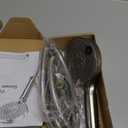 SR SUN RISE Filtered Shower Head with Handheld High Pressure 9 Spray Mode Showerhead Detachable Shower Head Water Softener Filters Beads for Hard Water Remove Chlorine 1 Filter Brushed Nickel