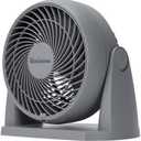 High-Performance Blizzard Air Circulator Fan, 3 Speeds, 90 Tilt, Removable Grill, Black