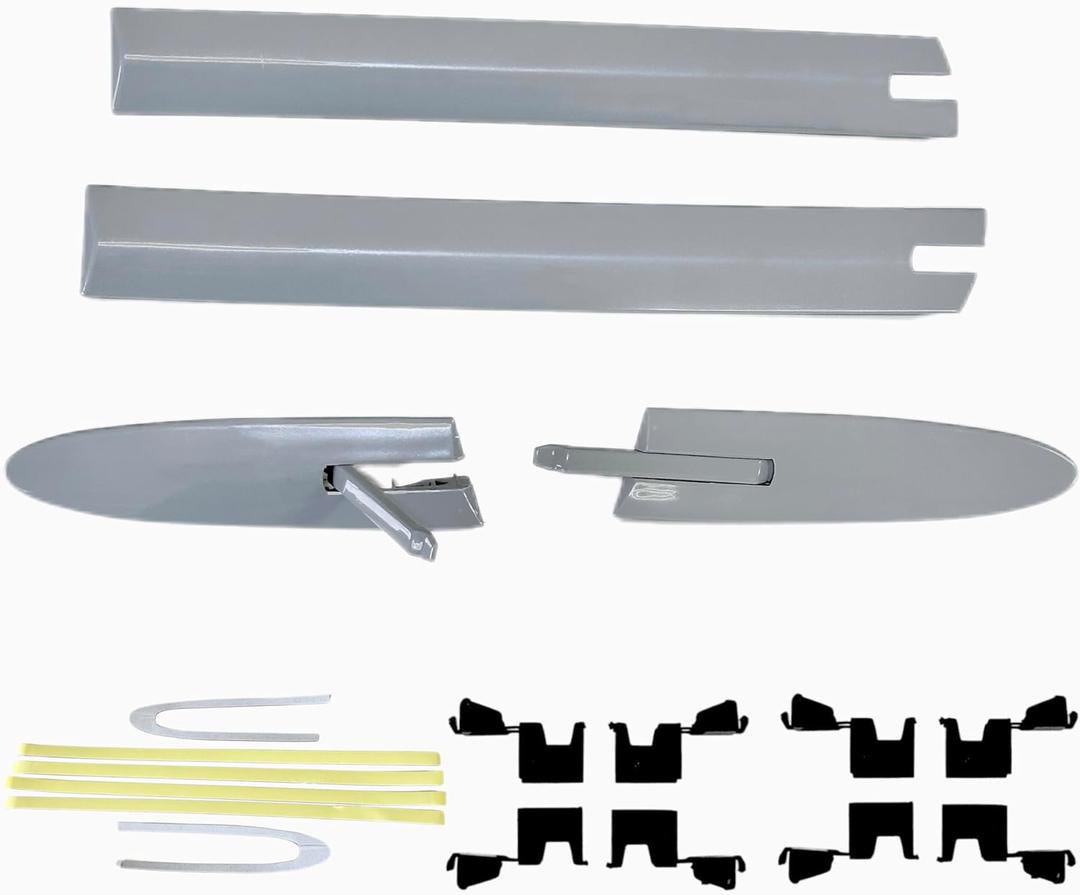 Convertible Roof Top Hinge Cover Clips Kit Fit for BMW 328i 335i 428i 430i 435i 440i M3 M4 F83 2007-2020 OE#54377184037 54377184047 54377184038 54377184048 54377187747 (Middle+Short-Left&Right)