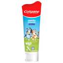 Colgate Kids Bluey Toothpaste with Fluoride for Cavity Protection, Ages 2+, ADA Accepted, Sugar Free and Gluten Free, Bubble Fruit Flavor, 4 Pack, 4.6 Oz Tubes
