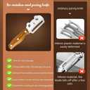 Vegetable Peeler Sharp Stainless Steel Blades for Veggie Potato Sugarcane Pumpkin Papaya Peeling Tool